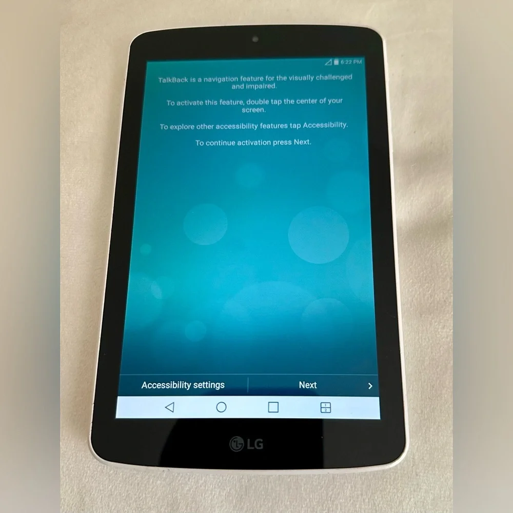 LG pad f7